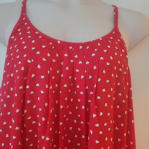 Torrid Red Heart Print Cami Top - Picture 3 of 6